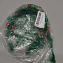 Christmas Headband for Women Pearl Knotted Headband Xmas Red Green Pearl Rhinestone Crystal Jeweled Hairband Fashion Elegant Ladies Wide Top Knot Hair Bands Headpiece Holiday Outfits Gifts (Green)