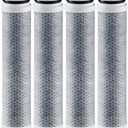 Cobbe 4 Pack Replacement Filters for Handheld Shower Head - Filters Over 99% Of Chlorine - 2.0 Carbon Shower Head Filter System - Water Softener Filters Beads for Hard Water - Reduces Dry Itchy Skin