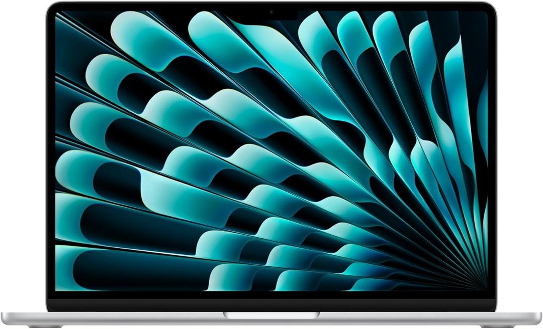 Apple 2026 MacBook Air 13-inch Laptop with M5 chip: Built for AI, 13.6-inch Liquid Retina Display, 16GB Unified Memory, 512GB SSD, 12MP Center Stage Camera, Touch ID, Wi-Fi 7; Silver