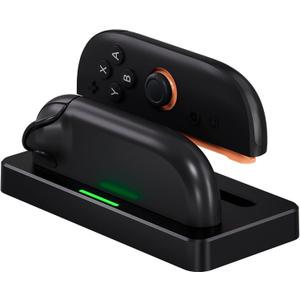 Charging Dock for Nintendo Switch 2 Joy-Con Controllers  2 in 1 Fast Charger Station LED Indicators Intelligent Overcharging Protection