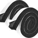 2 Rolls 1/2 Inch W 1/2 T Weather Stripping Air Conditioner Open Cell Foam Seal Tape, Window Insulation High Resilience Seal Strip for Doors Window,Total 16FT