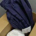 Cozyide Chaise Lounge Cushions Outdoor 72"x21"x3", Waterproof Lounge Chair Cushion with Removable Cover, Patio Chair Cushions for Outdoor Furniture with Adjustable Ties, 72"x21"x3", Navy