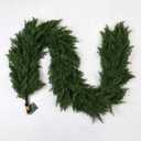 Artificial Christmas Garland  6FT Real Touch Norfolk Pine Garland for Mantle, Table, Fireplace, Indoor & Outdoor Use (1, 6FT)