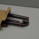 TONIAL1 Inch Double Curtain Rods for Windows 66 to 120 Inches (6-12ft), Heavy Duty Decorative Drapery Rod for 32 to 144 Inches (5.75-11.7ft) with Classic Cap Finial, Bronze