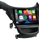 for 2011 2012 2013 Hyundai-Elantra-Radio,with Wireless Carplay&Android Auto,2G RAM 32G ROM,1280x720 HD Touch Screen,Bluetooth USB FM RDS EZoneTronics