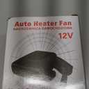 Car Heater That Plugs Into Cigarette Lighter, 12V Portable Car Heater for Vehicle Fast Heating Defrost Defogger, 2 in 1 Heating and Cooling Fan 360Rotation Defogger for Car and Truck Windshield