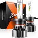 SEALIGHT Fog Light, H4 Powersports Bulbs with Dual Beam, Plug and Play, Super Bright, Cool White, Fog Light, Pack of 2