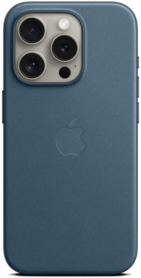 Apple iPhone 15 Pro FineWoven Case with MagSafe - Pacific Blue