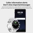 findtime Smart Watch for Android Phones Answer Make Calls SMS Reminder Smartwatch Compatible iPhone Bluetooth Stainless Steel Fitness Watch Men Smart Watches for Men Reloj Inteligente