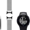 Sport Mesh Strap Compatible with forerunner 610/Approach S3 Watch Band Replacement (Large (Fits 7.0-9.0" wrists), (13#) Seashell)