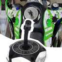 JFG RACING Dirt Bike Gas Cap Fuel Tank Cap For KLX110/L 2010-2020, KLX140/L 2008-2024, YZ125/YZ250 2004-2024, WR250F 2003-2009/2011-2013 And More Dirt Pit Bike, BLACK