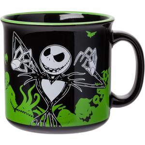 Silver Buffalo Disney The Nightmare Before Christmas Your Worst Nightmare Featuring Jack Skellington Ceramic Camper Mug, 20 Ounces