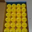 LANKER 24 Pack Flameless Led Tea Lights Candles, Flickering Warm Yellow Battery Operated Electronic Fake Candles, Decorations for Halloween and Festival Celebration (Yellow - 24Pack)