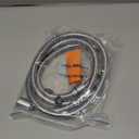 G-Promise 70 Inch Stainless Steel Long Shower Hose, Flexible and Tangle-Free, for Shower and Pet Shower, Clean Bathroom Corners(Chrome)