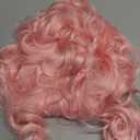 Colonial Wigs for Women Pink Victorian Court Vintage Wig Baroque Fluffy Beehive Wigs Halloween Costume Party Dress Wig