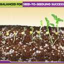 Seed Starter Potting Soil Mix, 8 Dry Quarts, Ready-to-Use Peat-Free Coco Coir Seed Starting Mix 4-in-1 Blend with Perlite, Vermiculite & Worm Castings for Germination & Seedlings