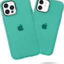 SteepLab Barrier Case for iPhone 12 & iPhone 12 Pro, Impact Absorbing 360 Degree Protection with Raised Bezel and Eye-Catching Colors (Polished Turquoise Blue)