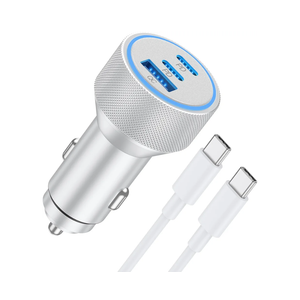 for iPhone 17/16/15 Pro Max Car Charger, 67W 3-Port Fast USB C Car Charger Power Cigarette Lighter Adapter with 3FT USB C to C Cable for iPhone 17/17 Pro/Air/16/15 Pro Max/Plus/16e, iPad