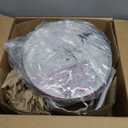 Crystal Ceiling Light Fixture, Chrome Semi Flush Mount Ceiling Light Fixture, 3-Light Hallway Lighting with Clear Crystal Shades for Kitchen Entryway Bedroom Bathroom Foyer, E26