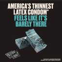 TROJAN BareSkin Raw Ultra Thin Condoms, Lubricated Thin Condoms for Men, America's #1 Condom Brand, 24 Count Pack