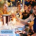 Ice Bucket with Stand Standing Champagne bucket for Party Stainless Steel Wine Bucket Wine Cooler with Stand 5L Wine Chiller for Bar Ktv Weding