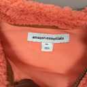 Amazon Essentials Women's Sherpa Long-Sleeve Mock Neck Full-Zip Jacket with Woven Trim Size XXL