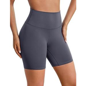 BAYDI Clouduxi Biker Shorts for Women 6" High Waisted Workout Gym Running Shorts Womens Buttery Soft Yoga Pants, (M)