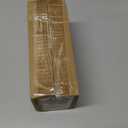 100 Large Manila Paper Tags with String Attached - # 8, 6 1/4" x 3 1/8" - Shipping Tags with String for Labeling, Blank Hang Labels with Ties