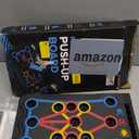 Solid Push Up Board 15 in 1 Home Workout Equipment Multi-Functional Pushup Stands System Fitness Floor Chest Muscle Exercise Professional Equipment Burn Fat Strength Training Arm Men & Women Weights