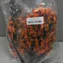 Yastouay Fake Flowers Thanksgiving Table Decor, 10Pcs Orange Thanksgiving Decorations for Table Artificial Flowers, Babys Breath Artificial Flowers Bulk for Fall Decor Floral Arrangement