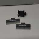 The Original Grip Comb - Flat Iron Comb Attachment - Hair Straightener Comb Attachment - Grip Comb for Flat Iron - Heat Resistant Comb - Universal Size - Straightening Comb