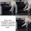 Fits for Frigidaire Oven Range Oven Rack 316496201（"24.1 x 15.9 ） inch Replacement 316496202
