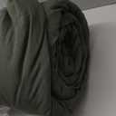 Bedsure California King Comforter Set, Dark Green Soft Prewashed Bedding for All Seasons, 3 Pieces GentleSoft Bed Set, 1 Lightweight Comforter (104"x96") and 2 Pillowcases (20"x36")