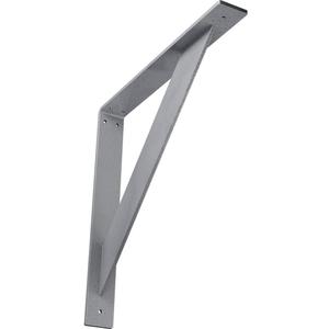2"W x 16"D x 16"H Traditional Steel Bracket, Hammered Light Blue