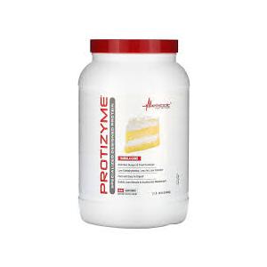 Metabolic Nutrition Protizyme, Vanilla Cake, 2 Pound, Best Before Date July 2026
