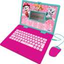 Lexibook, Paw Patrol, Educational and Bilingual Laptop in English/Spanish, Toy for Children with 124 Activities to Learn, Play Games and Music, Pink, JC598PAGi2