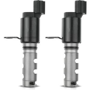 A-Premium 2-PC Intake & Exhaust Engine Variable Valve Timing (VVT) Solenoid Compatible with Hyundai Santa Fe 2010-2012, Sonata 2007-2011, Tucson & Kia Forte, Optima, 2.0L 2.4L, Replace# 243752G100