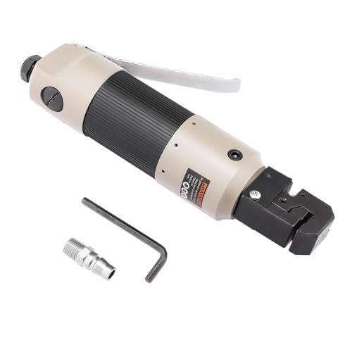 ISINFLASH Pneumatic Straight Punch Flange Tool, Auto Body Air Hole Punch and Crimper Flange Tool Sheet Metal Flanging, Car Repair