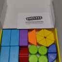 Pairez Toys Multi-Shape Magnetic Blocks, Large Stacking & Building Blocks Set, Preschool Educational Sensory Magnet Toys for Kids Ages 3-5 Year Old Boys & Girls Toddlers (20pcs)