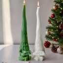 Christmas Candle Molds, 3D Santa Claus Silicone Mold for Candle Making, Xmas Gnome Epoxy Resin Molds, moldes para velas, DIY Wax Soap Aromatherapy Mold for Winter Home Decor (Gnome)