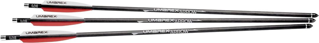 Umarex AirSaber Carbon Fiber Arrows for PCP Arrow Gun Air Rifle, 6 Pack