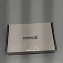 oneisall Dog Paw Trimmer, Cordless Paw Hair Trimmer for Dogs with Double Blades, Quiet 2 Speed Small Dog Grooming Clippers for Paws, Eyes, Ears, Face, Rump (White)