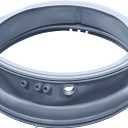 UPGRADED 4986ER0004G Washer Door Gasket With Drain Port Compatible with LG Front Load Washer Door Seal WM2501HWA, WM2501HVA, WM2487HRM, WM2688HWMA Door Gasket Washer Door Boot Rubber Seal Replacement