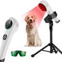 Handheld Red Light Therapy Device - 650nm & 808nm Dual Wave Rechargeable, Portable Cold Laser for Pain Relief in Humans & Pets