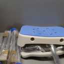 Widened Shower Chair for Inside Shower with Padded Back & Arms,400 lbs Heavy Duty & Adjustable Shower Chair for Elderly and Disabled, Non-Slip Shower Seat, Bath Chair for Tub