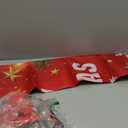 Christmas Party Decorations Set, Red Green Christma Balloon Arch, Merry Christmas Backdrop Banner Xmas Hanging Swirls Tablecloths for Xmas Party Indoor Outdoor Decorations Supplies