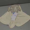 Sun Protection Face Mask Cooling Neck Gaiter Face Scarf Cover Balaclava Cloth Bandanas with Ear Loops SLF6M103T Beige