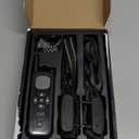 Wireless Dog Fence, Electric Fence for Dogs,Training Collar with Remote Control 3800FT Range, Portable Dog Perimeter Collar with 3 Training Mode Flash Light & Waterproof Upgrade Black 2 Pack