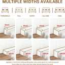 Headboard Bed Gap Filler, High Density Foam Mattress Extender Pillow, Removable, Gray, 78"x4"x12", 78x4x12in