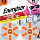 Energizer Hearing Aid Batteries Size 13, Orange Tab, 12 Pack